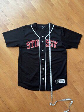 Stussy International Baseball Jersey Black Size M